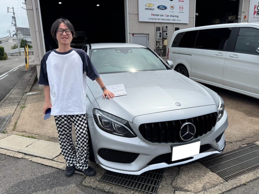 H28年式　メルセデスベンツ　Cクラス　C200　愛知県　C様　納車おめでとうございます☆