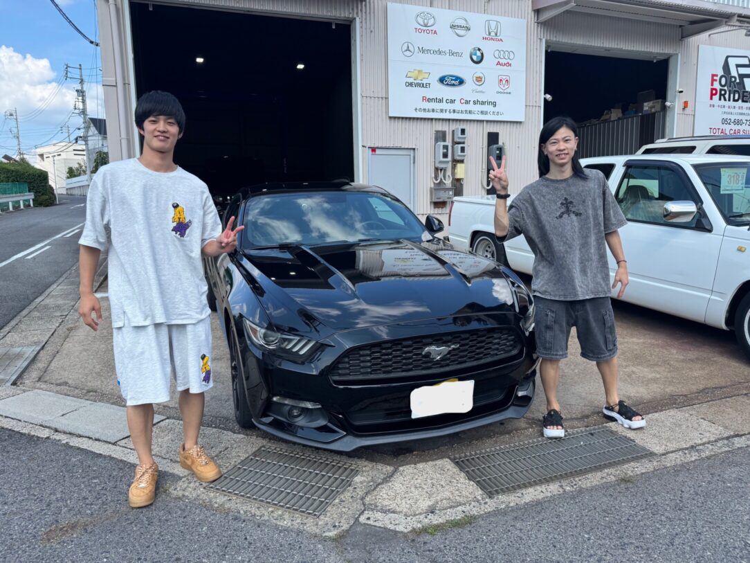 H28年式　フォード　マスタングエコブースト納車おめでとうございます☆