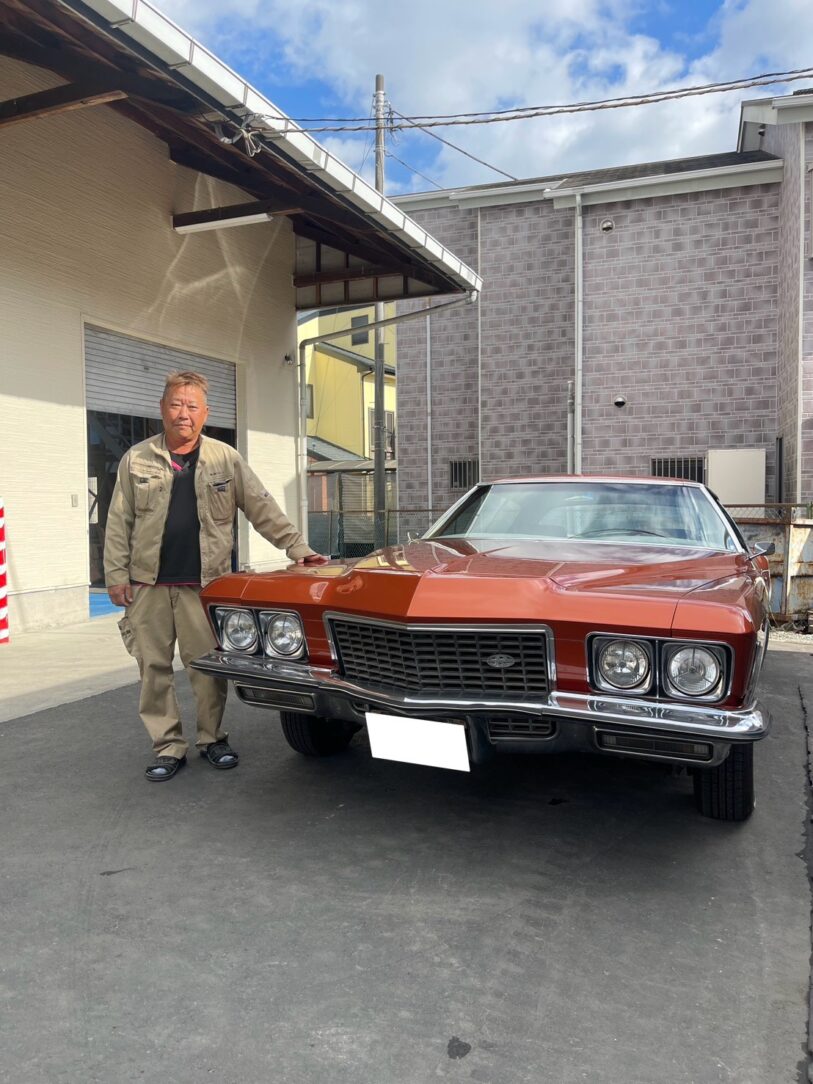 1972年式　ビュイック　リビエラ　静岡県　T様　納車おめでとうございます☆