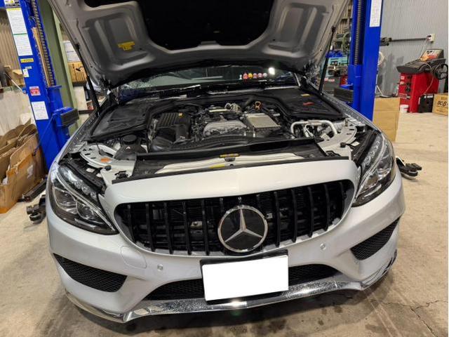 【　Goo-pit　】H28年式　W205　メルセデス・ベンツ　Ｃクラス前期　燃料臭い/燃料ホース交換