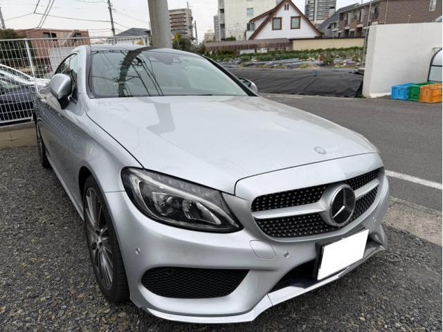 【　Goo-pit　】H２８年　メルセデス・ベンツ　W205　前期　Ｃクーペ　サンルーフ＆サンシェード交換修理　レール交換