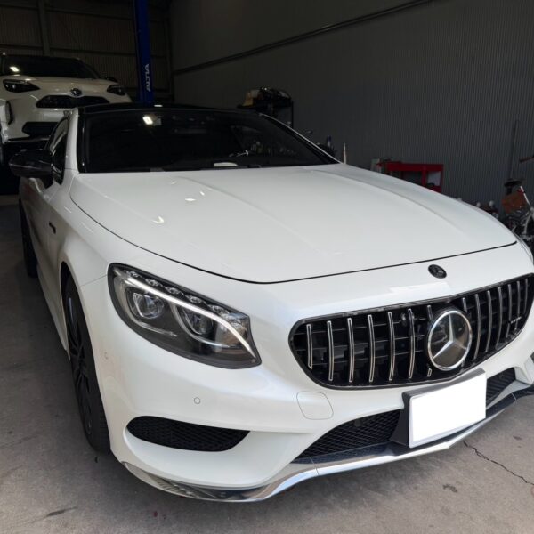 【　Goo-pit　】H30年　メルセデス・ベンツ　Ｓクーペ　S550　テスターにてローダウン
