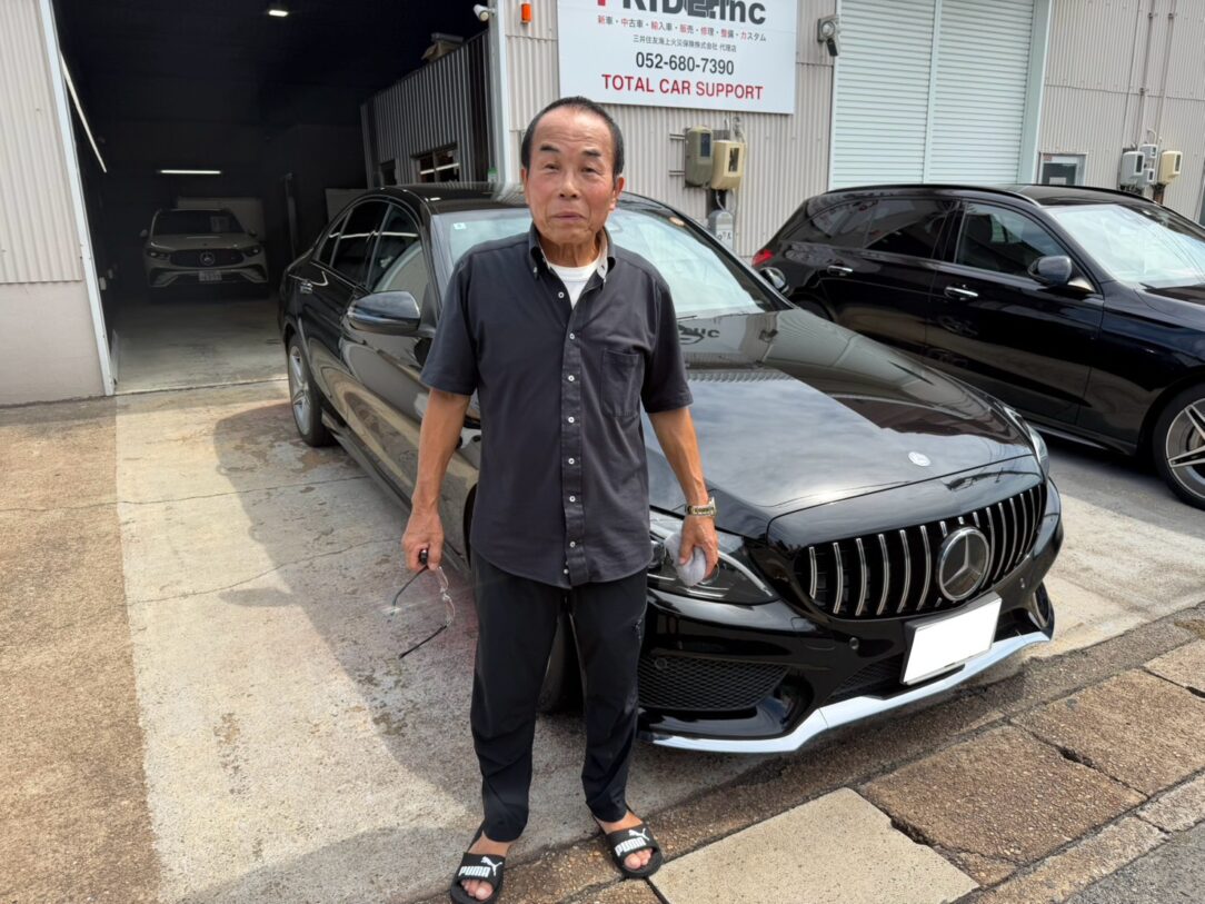 H28年式　メルセデスベンツ　C220dアバンギャルド　AMGライン　F様（愛知県）納車おめでとうございます☆