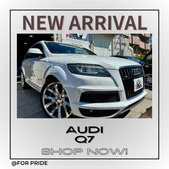 【新着在庫】ユーザー下取り車のアウディＱ７が入荷いたしました☆